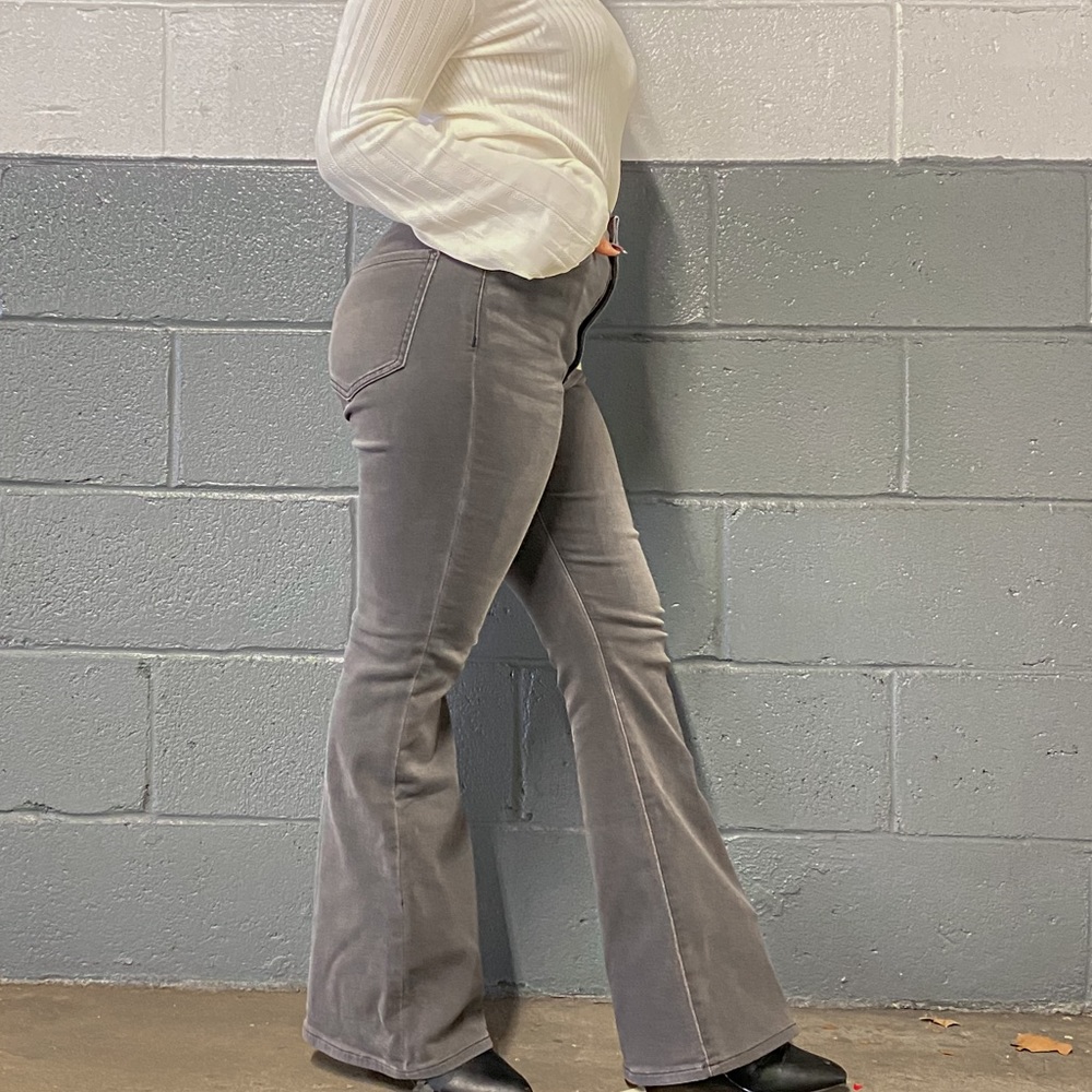 High waisted flare pants